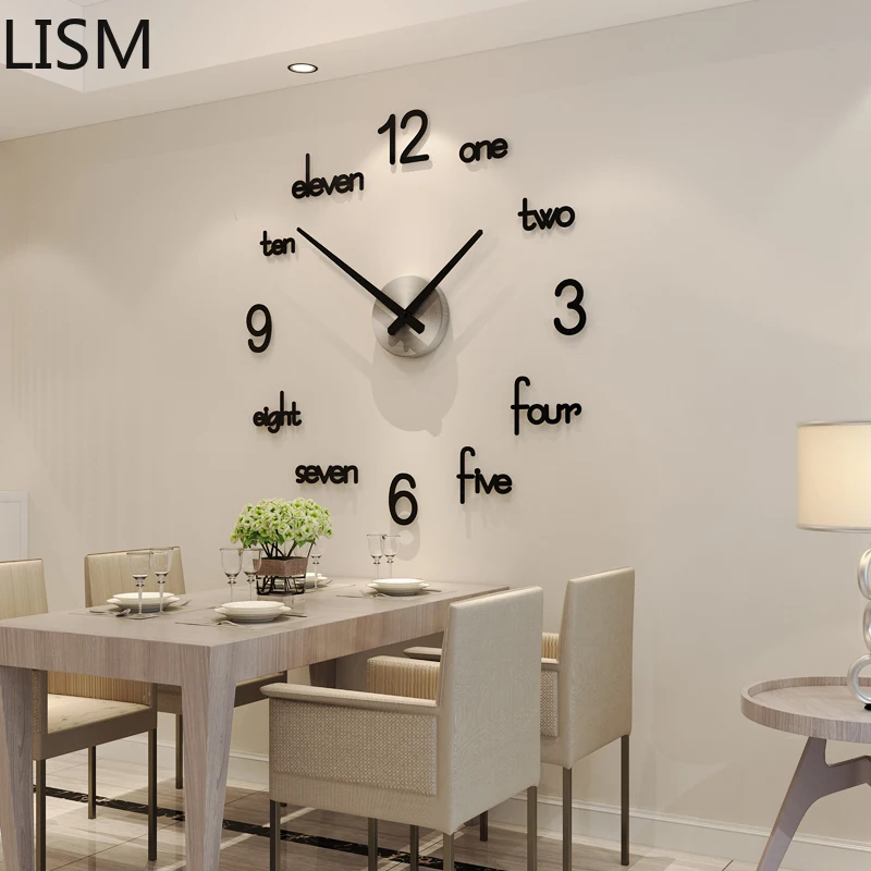 Nordic Creative Diy Living Room Fashion Art Wall Clock Simple Laminas 3d Autoadhesivas Mur Pegatinas De Pared Reloj De Pared
Nordic Creative Diy Living Room Fashion Art Wall Clock Simple Laminas 3d Autoadhesivas Mur Pegatinas De Pared Reloj De Pared