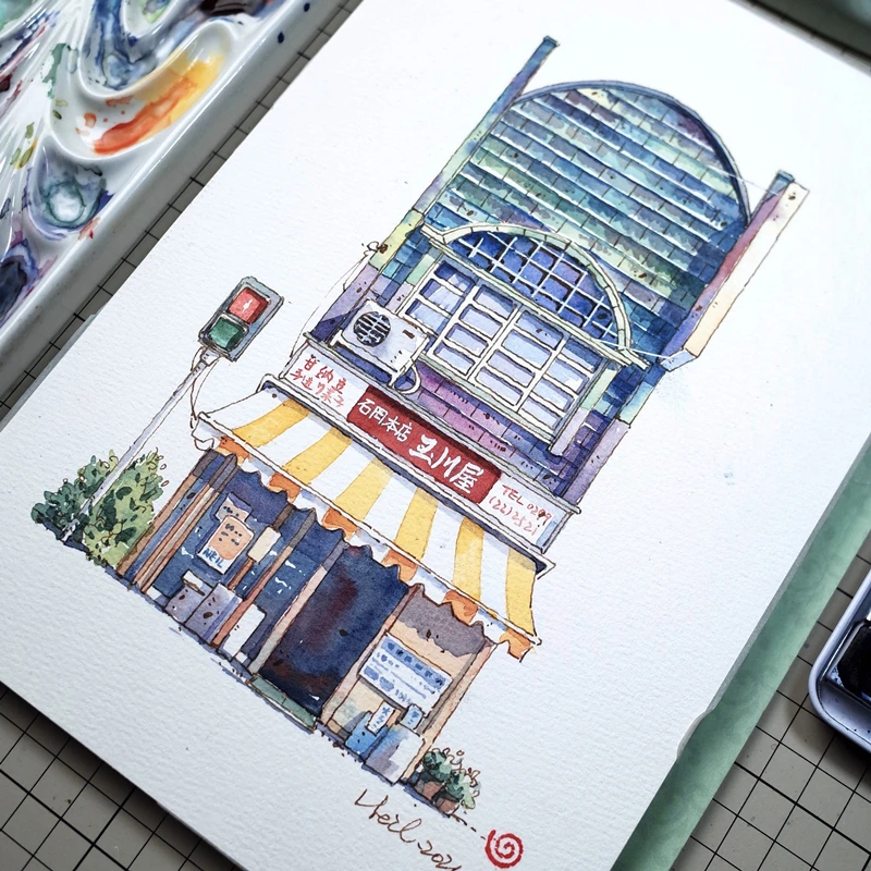 Pen Light-color Watercolor Line Draft Book 32k16k Hand-painted Watercolor Paper School Supplies Colored Paper Thin Line
Pen Light-color Watercolor Line Draft Book 32k16k Hand-painted Watercolor Paper School Supplies Colored Paper Thin Line