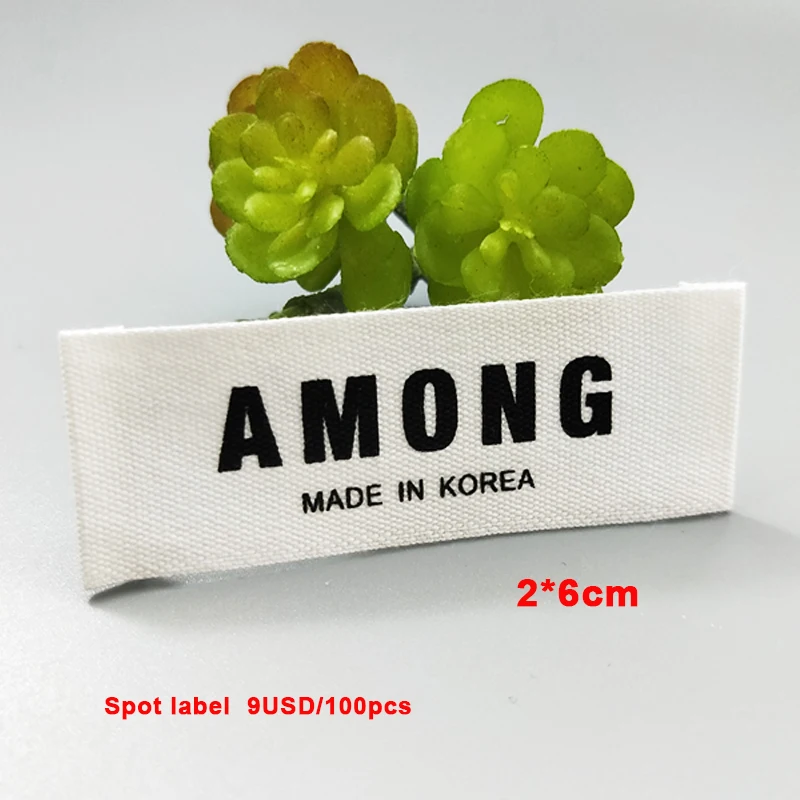Spot leading label MADE IN AMONG KOREA Korean standard beige cotton mark main label custom-made cloth label trademark
Spot leading label MADE IN AMONG KOREA Korean standard beige cotton mark main label custom-made cloth label trademark