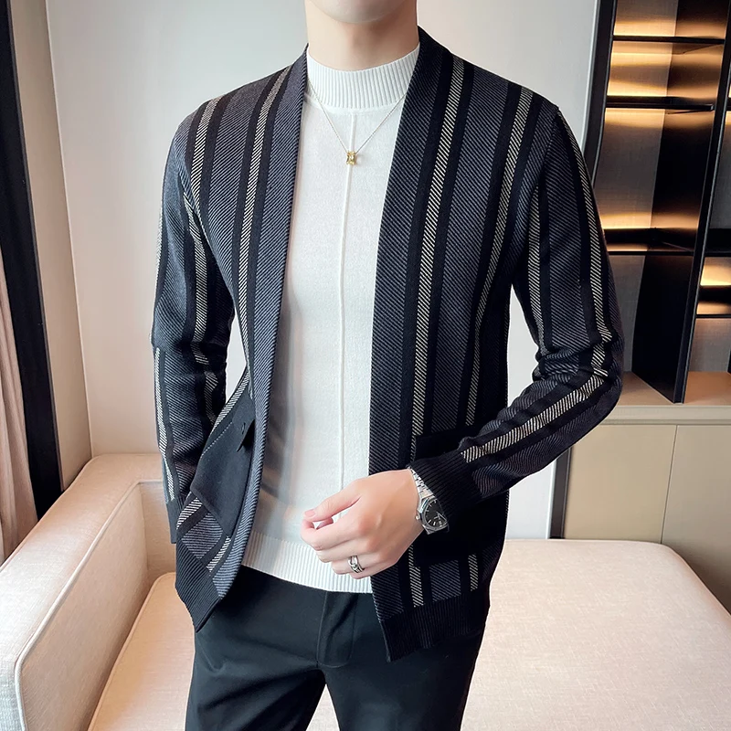 Plus Size 4XL-M Autumn New Slim Fit Striped Cardigan Men Clothing 2021 Simple Business Knitted Sweater Coats Casual
Plus Size 4XL-M Autumn New Slim Fit Striped Cardigan Men Clothing 2021 Simple Business Knitted Sweater Coats Casual