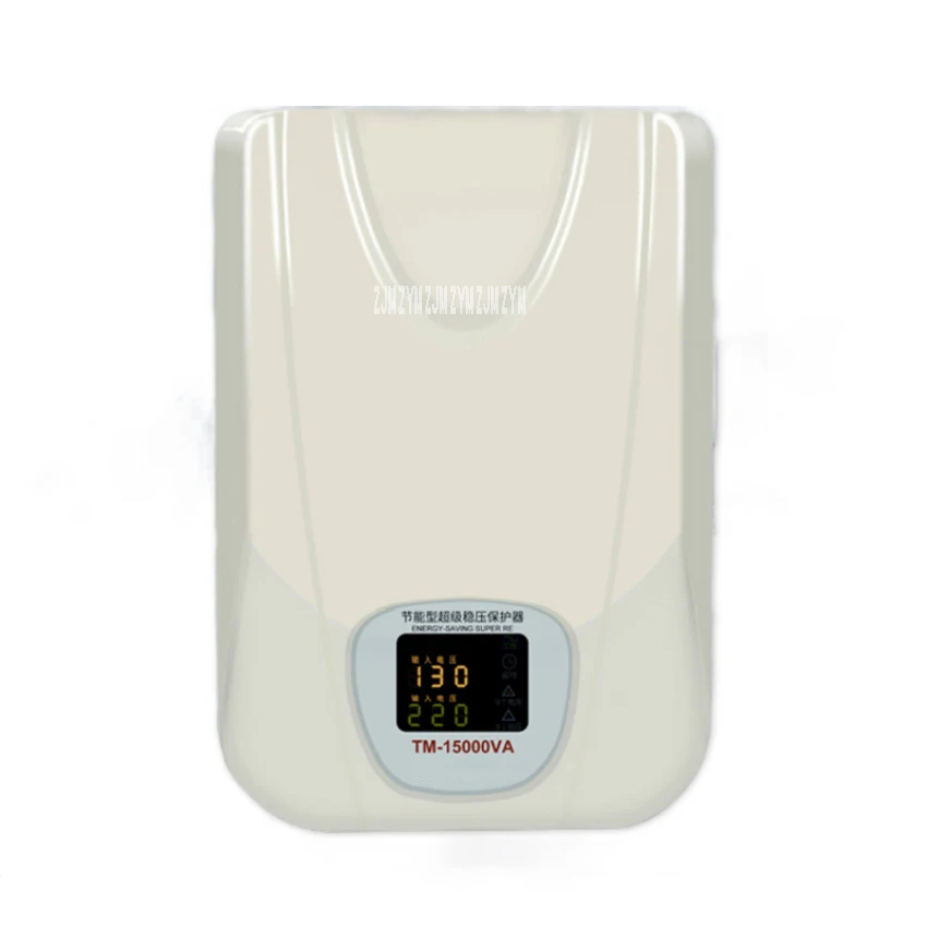 TM-15000VA Super Low Pressure Automatic Single-Phase Regulator Mini AC Regulated Power Supply Household AC Voltage Stabilizer
TM-15000VA Super Low Pressure Automatic Single-Phase Regulator Mini AC Regulated Power Supply Household AC Voltage Stabilizer