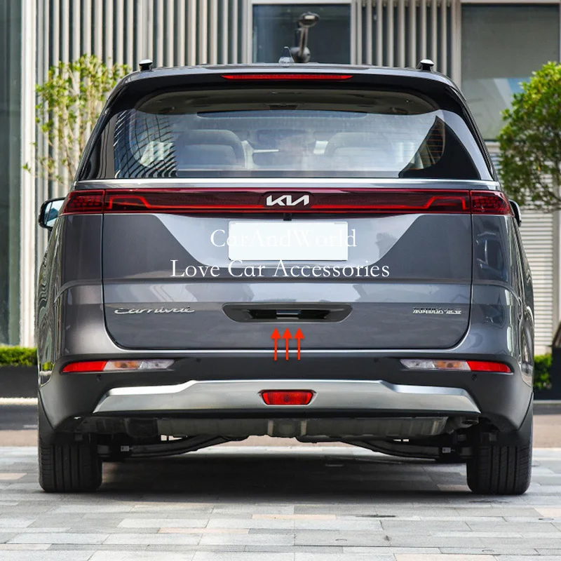 Carbon Fiber Rear Tail Door Handle Bowl Frame Cover Protector Trims Car External Accessories For Kia Carnival KA4 2021-2025 
Carbon Fiber Rear Tail Door Handle Bowl Frame Cover Protector Trims Car External Accessories For Kia Carnival KA4 2021-2025