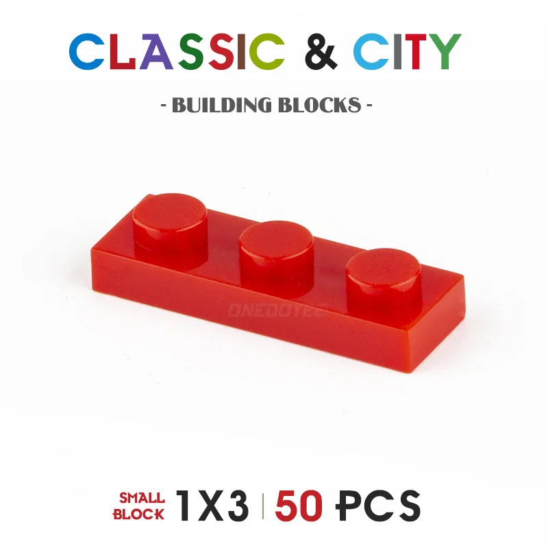 1x3 Mix Color DIY Classic Education Building Blocks Compatible with Assembles Particles Creative gifts for boys and girls 50pcs
1x3 Mix Color DIY Classic Education Building Blocks Compatible with Assembles Particles Creative gifts for boys and girls 50pcs