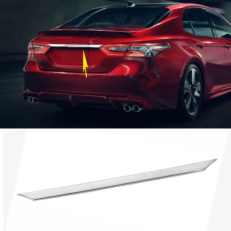 For Toyota Camry 2018-2019 Luxury Carbon fiber ABS Chrome License Bar Trunk Tail door cover trim Car Styling Accessories
For Toyota Camry 2018-2019 Luxury Carbon fiber ABS Chrome License Bar Trunk Tail door cover trim Car Styling Accessories