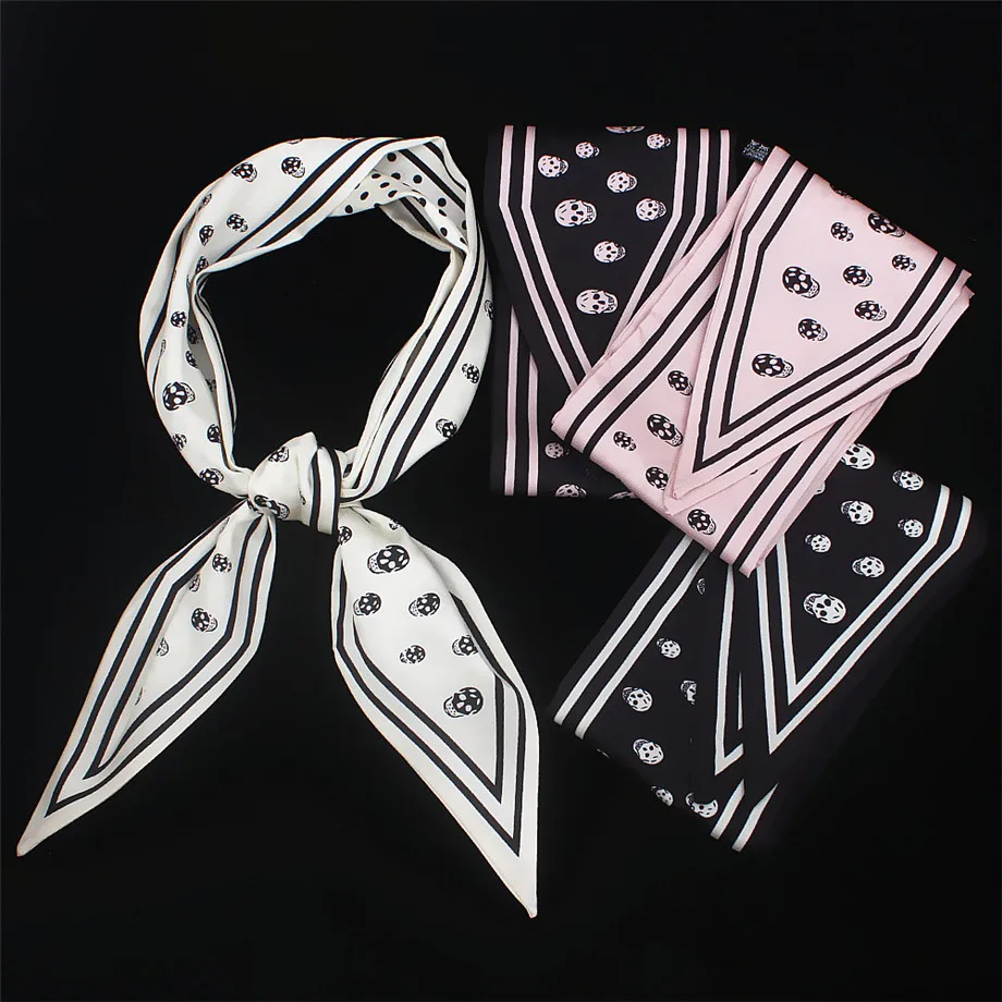Skull Skinny Scarf 2023 Design Silk Scarf Women Luxury Brand Foulard Women Neckerchief Fashion Hairband Bag Scarves For Ladies
Skull Skinny Scarf 2023 Design Silk Scarf Women Luxury Brand Foulard Women Neckerchief Fashion Hairband Bag Scarves For Ladies