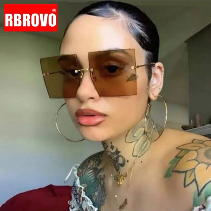 RBROVO 2023 Square Oversized Sunglasses Women Vintage Sunglasses Women Luxury Brand Glasses For Women/Men Designer Oculos De Sol
RBROVO 2023 Square Oversized Sunglasses Women Vintage Sunglasses Women Luxury Brand Glasses For Women/Men Designer Oculos De Sol