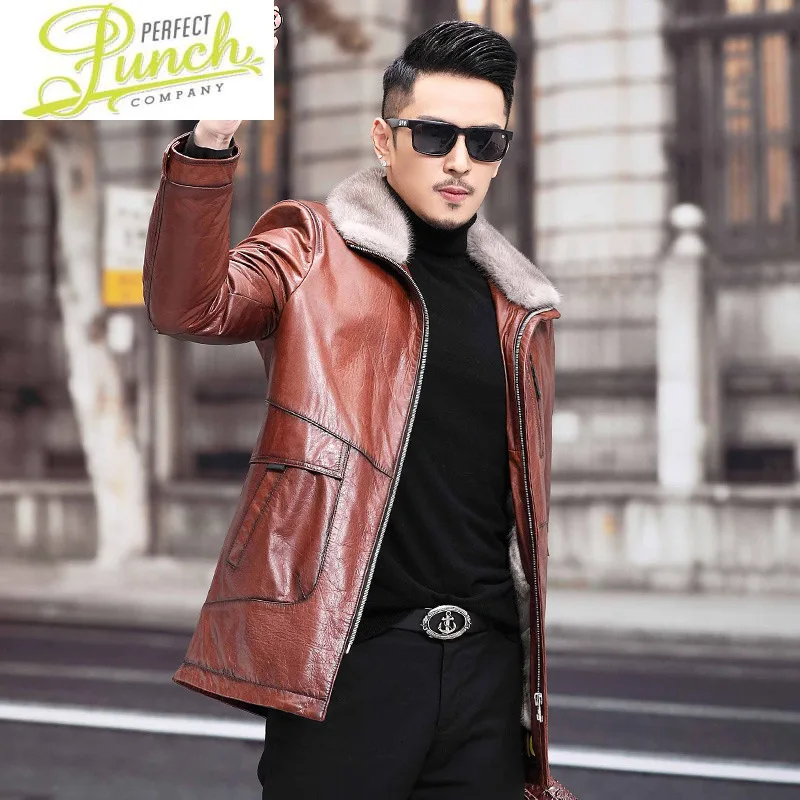 Cowhide Genuine Leather Jacket Men 2021 Winter Mink Fur Collar Coats Men's Clothing Warm Parkas Jaqueta Masculina Gxy264
Cowhide Genuine Leather Jacket Men 2021 Winter Mink Fur Collar Coats Men's Clothing Warm Parkas Jaqueta Masculina Gxy264