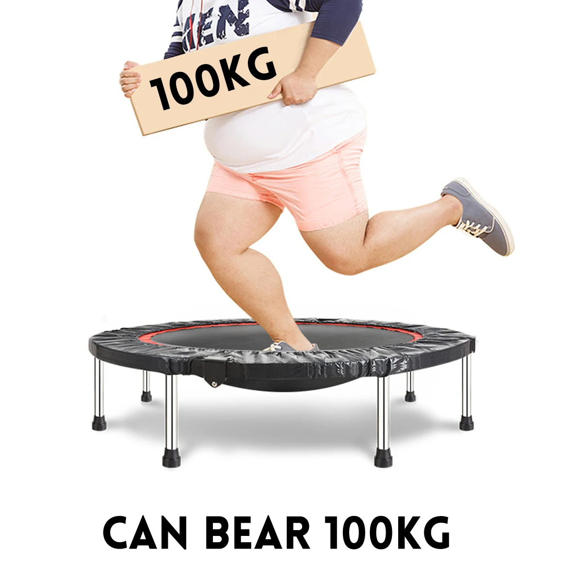 Adult Children Jumping Bed Exercise Trampoline Fitness Equipment 100CM Round Mini Trampoline Pad Kids Toys Folding Indoor Gym
Adult Children Jumping Bed Exercise Trampoline Fitness Equipment 100CM Round Mini Trampoline Pad Kids Toys Folding Indoor Gym