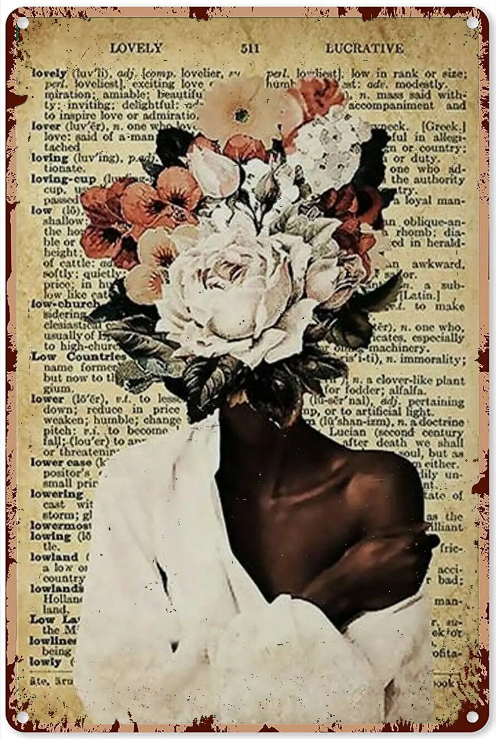 Vintage Metal Signs Black Girl Be Kind to Your Mind Metal Sign Decor Tin Aluminum Sign Wall Art Metal Poster for Kitchen Home
Vintage Metal Signs Black Girl Be Kind to Your Mind Metal Sign Decor Tin Aluminum Sign Wall Art Metal Poster for Kitchen Home