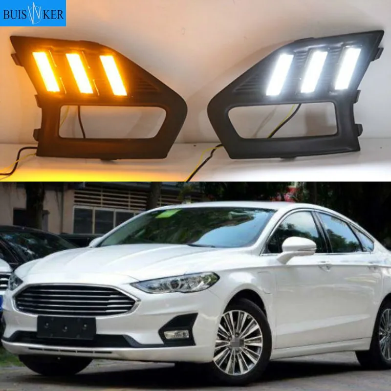 For Ford Mondeo Fusion 2019 2020 Yellow Turning Signal Relay Waterproof Car DRL Lamp LED Daytime Running Light
For Ford Mondeo Fusion 2019 2020 Yellow Turning Signal Relay Waterproof Car DRL Lamp LED Daytime Running Light