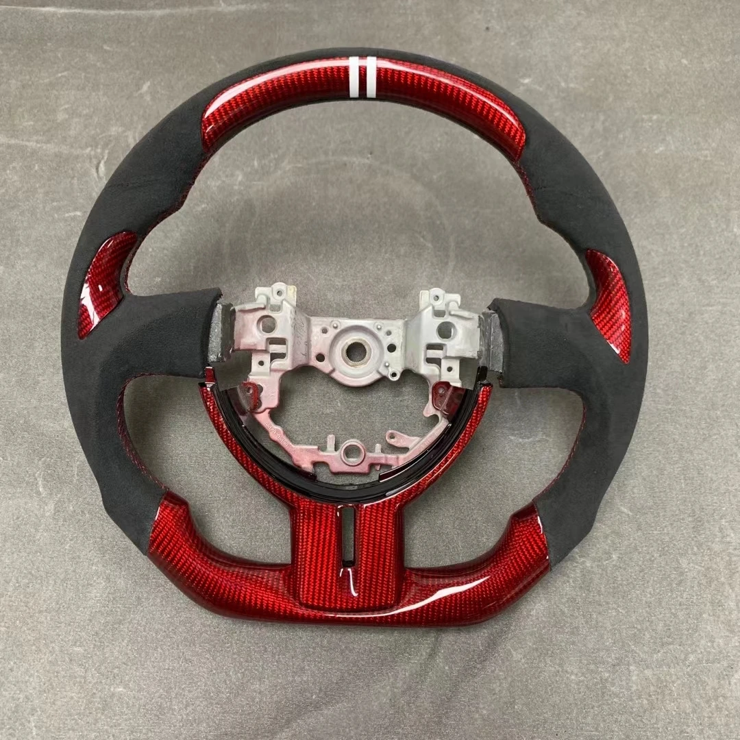 Racing Cuatomized Gloss Carbon Fiber Sports Steering Wheel Alcantara Leather Compatible for SUBARU BRZ Toyota 86 2013-2014
Racing Cuatomized Gloss Carbon Fiber Sports Steering Wheel Alcantara Leather Compatible for SUBARU BRZ Toyota 86 2013-2014