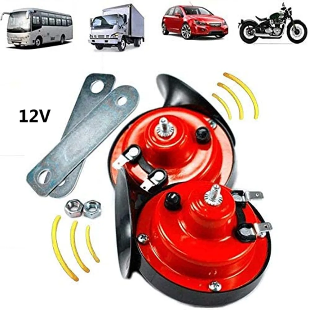 2 pieces of 12V super snail horn, suitable for motorcycle, train, truck, car shape, electric loud air horn, roar, auto parts
2 pieces of 12V super snail horn, suitable for motorcycle, train, truck, car shape, electric loud air horn, roar, auto parts