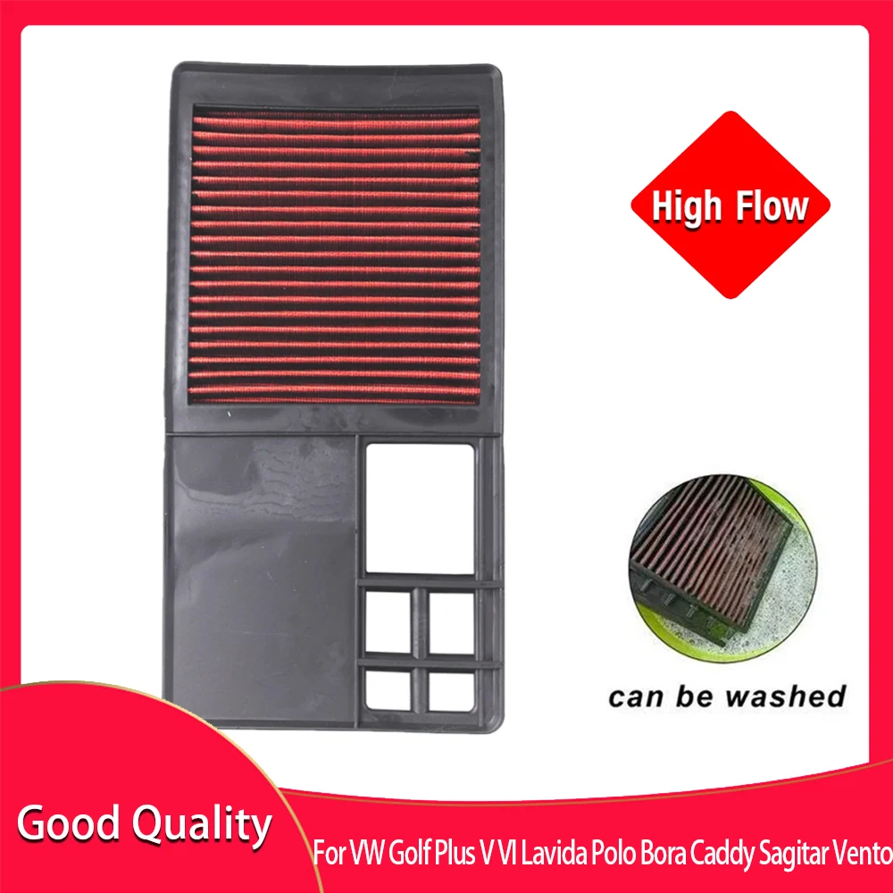 Car Replacement High Flow Panel Air Filter Performance Fit for Volkswagen Golf Plus V VI Lavida Polo Bora Caddy Sagitar Vento
Car Replacement High Flow Panel Air Filter Performance Fit for Volkswagen Golf Plus V VI Lavida Polo Bora Caddy Sagitar Vento