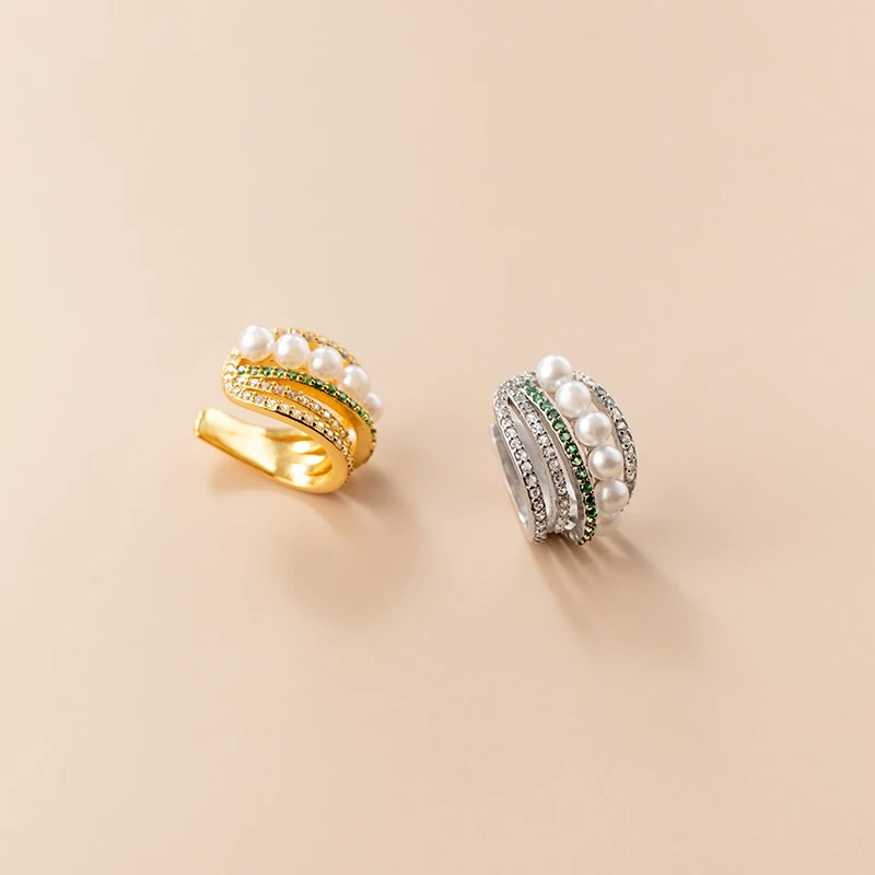 One Piece 925 Sterling Silver Retro Shell Beads Synthetic Pearl Ear Clip Women's Earrings Single Diamond Multi-Layer G8734
One Piece 925 Sterling Silver Retro Shell Beads Synthetic Pearl Ear Clip Women's Earrings Single Diamond Multi-Layer G8734