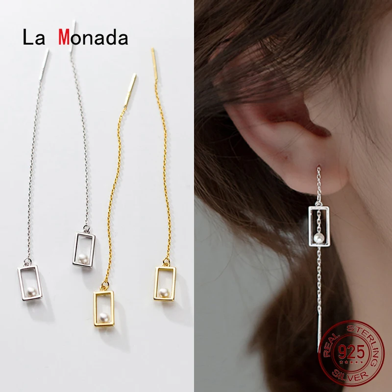La Monada Square Women Drop Silver Earrings 925 Sterling Silver Fine Jewelry For Women Hanging Dangle Long Earrings Women
La Monada Square Women Drop Silver Earrings 925 Sterling Silver Fine Jewelry For Women Hanging Dangle Long Earrings Women