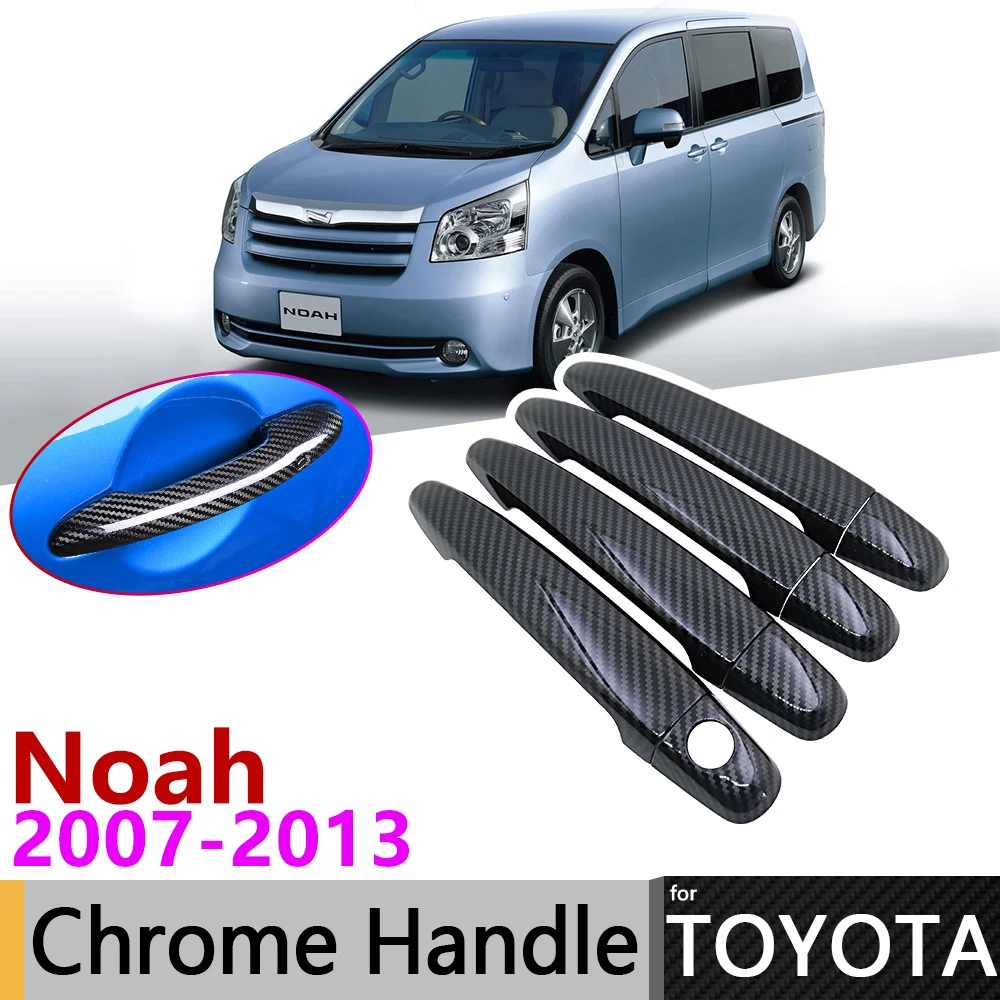Black Carbon Fiber Door Handle Cover for Toyota Noah NAV1 Voxy R70 2007~2013 2008 2009 2010 Accessories Stickers Trim Set Chrome
Black Carbon Fiber Door Handle Cover for Toyota Noah NAV1 Voxy R70 2007~2013 2008 2009 2010 Accessories Stickers Trim Set Chrome