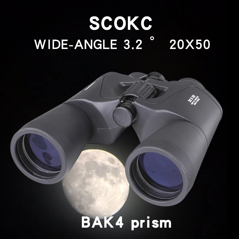 Wide Angle Powerful binoculars 20x50 BAK4 Zoom Long Range 5000m Professional Folding Telescope
Wide Angle Powerful binoculars 20x50 BAK4 Zoom Long Range 5000m Professional Folding Telescope