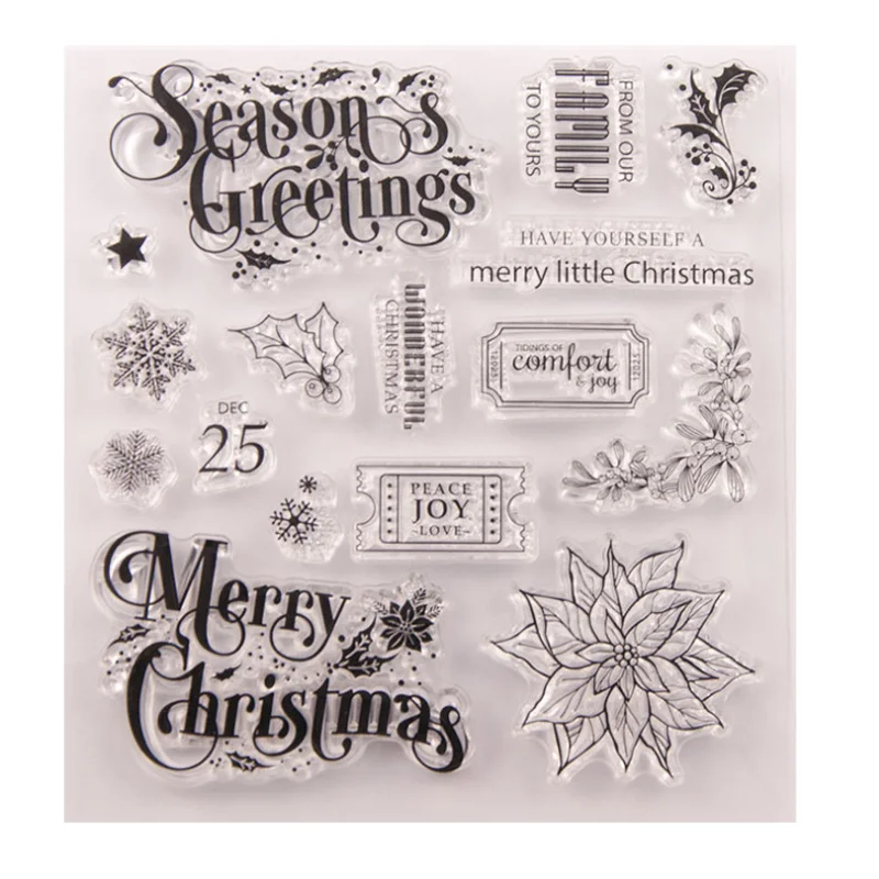 1pc Christmas Leaves Transparent Clear Silicone Stamp Seal DIY Scrapbook Rubber Stamping Coloring Embossing Diary Decor Reusable
1pc Christmas Leaves Transparent Clear Silicone Stamp Seal DIY Scrapbook Rubber Stamping Coloring Embossing Diary Decor Reusable