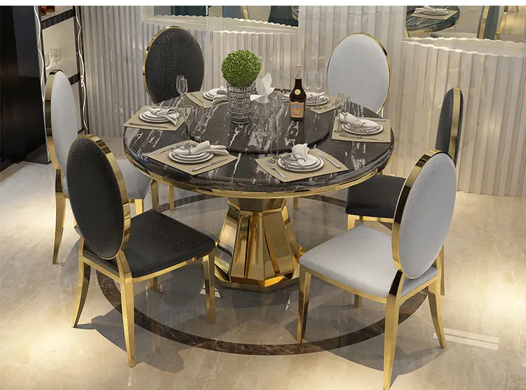 Stainless steel Dining Room Set Home Furniture minimalist modern glass dining table and 6 chairs mesa de jantar muebles comedor
Stainless steel Dining Room Set Home Furniture minimalist modern glass dining table and 6 chairs mesa de jantar muebles comedor