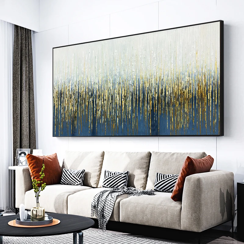 Pure hand-painted Oil Painting Decorative Painting The Living Room Sofa Backdrop Mural Extravagant Light Horizontal Version Of T
Pure hand-painted Oil Painting Decorative Painting The Living Room Sofa Backdrop Mural Extravagant Light Horizontal Version Of T