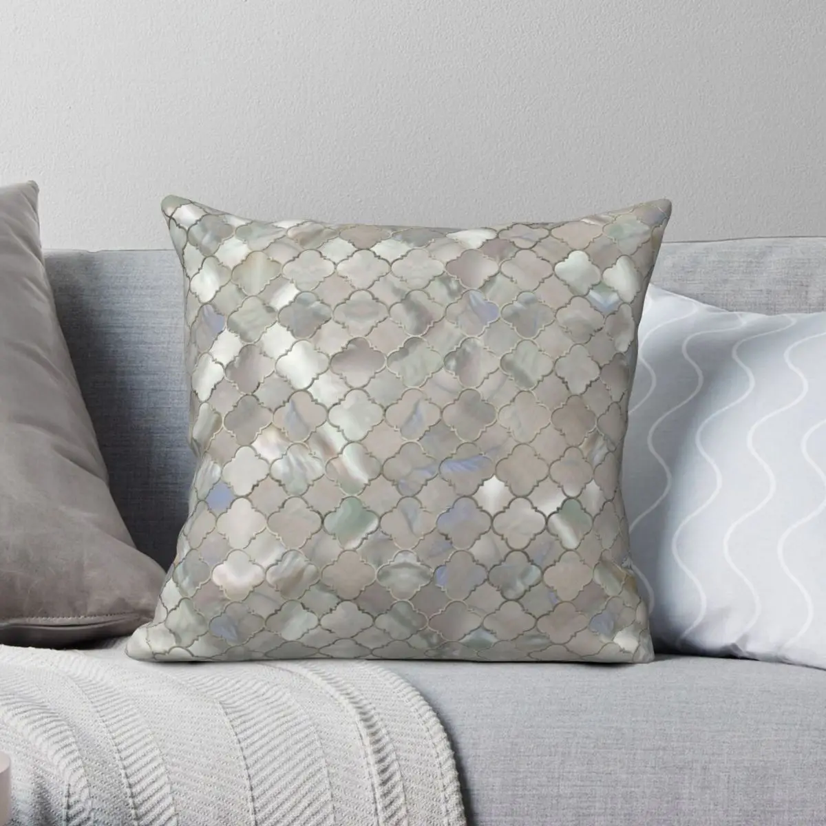 Quatrefoil Moroccan Mother Of Pearl Pillowcase Polyester Linen Velvet Zip Decor Pillow Case Home Cushion Cover
Quatrefoil Moroccan Mother Of Pearl Pillowcase Polyester Linen Velvet Zip Decor Pillow Case Home Cushion Cover