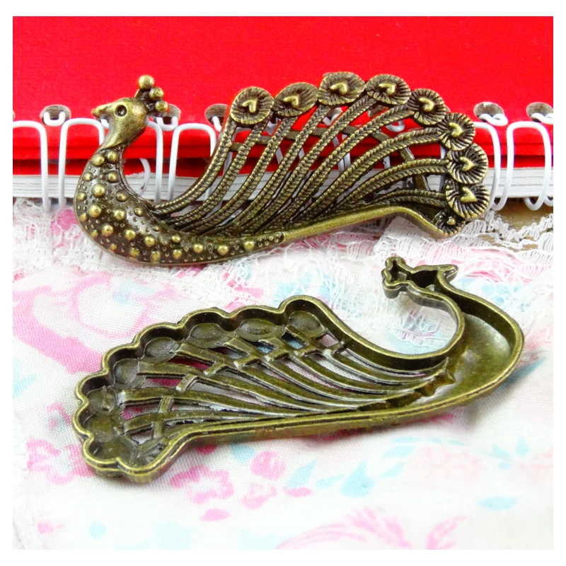 10pcs/lot 30*62MM Antique Bronze Plated Alloy Peacock Charms Pendant DIY Jewelry Findings
10pcs/lot 30*62MM Antique Bronze Plated Alloy Peacock Charms Pendant DIY Jewelry Findings