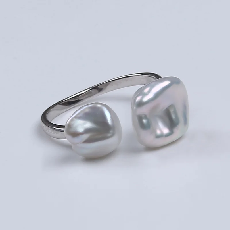 Simple Style Reborn Pearl 925 Sterling Silver Ring Freshwater Pearl Ring For Woman
Simple Style Reborn Pearl 925 Sterling Silver Ring Freshwater Pearl Ring For Woman