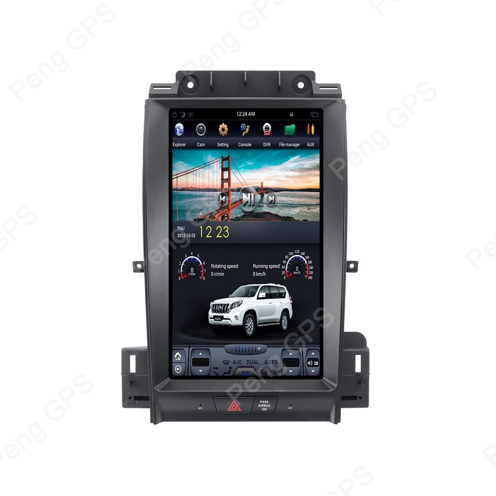 13,3-дюймовый автомобильный радиоприемник Android 13, GPS-навигация для Ford Taurus 2012+ Tesla с вертикальным экраном, мультимедийный DVD-плеер, стерео Mirrorlink BT
13,3-дюймовый автомобильный радиоприемник Android 13, GPS-навигация для Ford Taurus 2012+ Tesla с вертикальным экраном, мультимедийный DVD-плеер, стерео Mirrorlink BT