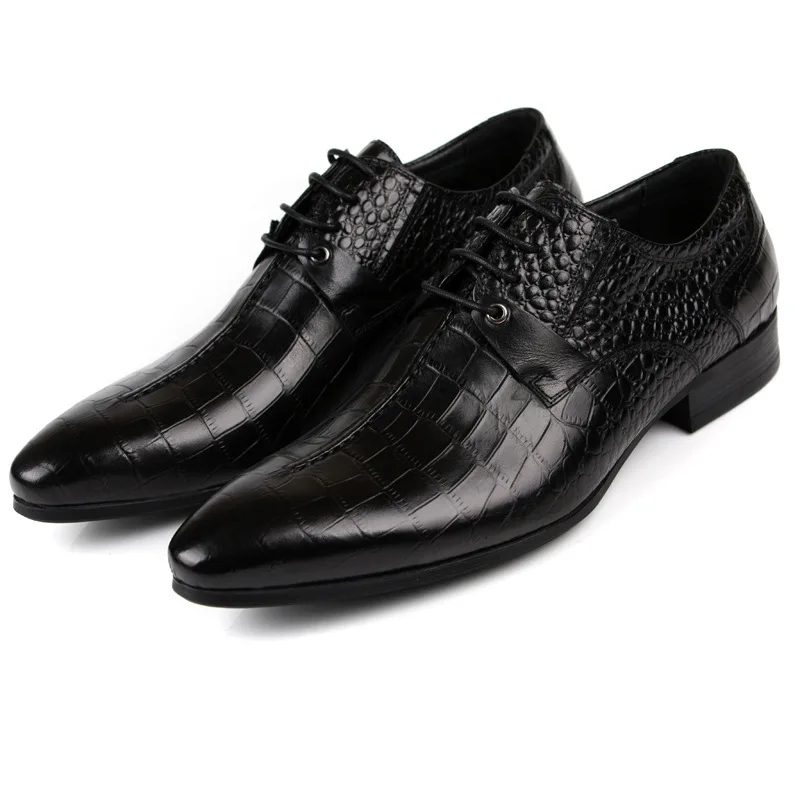 Men Business Genuine Leather Shoes Dress Black Brown Italian Fashion Pointed Toe Party Wedding Male Shoes Footwear High Quality
Men Business Genuine Leather Shoes Dress Black Brown Italian Fashion Pointed Toe Party Wedding Male Shoes Footwear High Quality