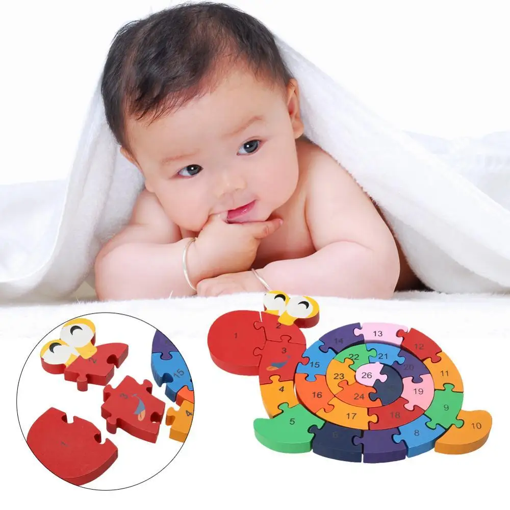 Kids 3D Puzzle Wooden Toys Cartoon Snail Animal Letter Number Montessori Brain Training Educational Toys For Children Gifts
Kids 3D Puzzle Wooden Toys Cartoon Snail Animal Letter Number Montessori Brain Training Educational Toys For Children Gifts