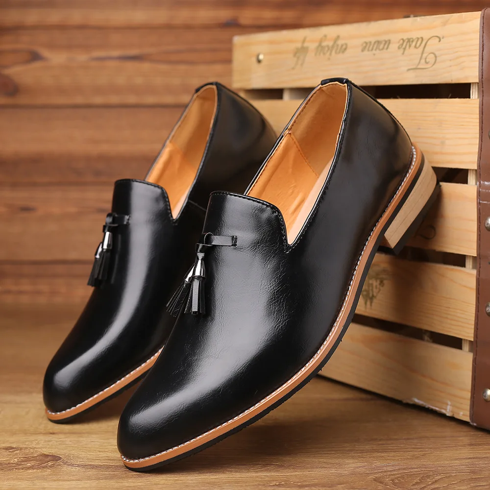 Italian Shoes Men Classic Tassel Loafers Men Party Shoes Men Formal Wedding Dress Leather Shoes Men Office Zapatos De Hombre
Italian Shoes Men Classic Tassel Loafers Men Party Shoes Men Formal Wedding Dress Leather Shoes Men Office Zapatos De Hombre