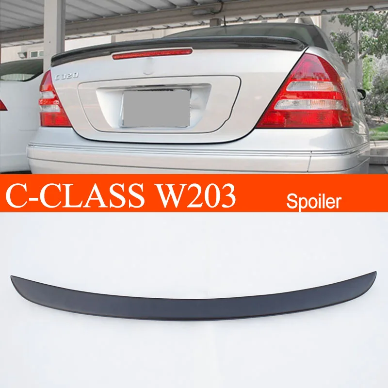 W203 Carbon Fiber/FRP Rear Wing Lip Spoiler for Mercedes-Benz C-class W203 C180 C200 C260 C320 2001 2002 2003 2004 2005 2006
W203 Carbon Fiber/FRP Rear Wing Lip Spoiler for Mercedes-Benz C-class W203 C180 C200 C260 C320 2001 2002 2003 2004 2005 2006