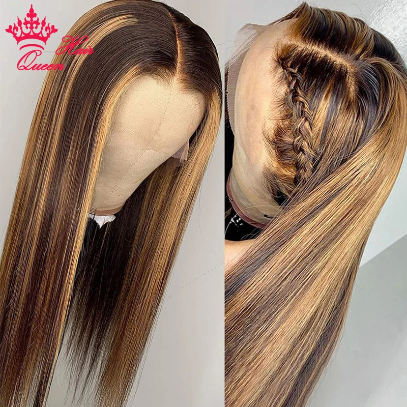 Highlight Colored Human Hair Wigs Brazilian Straight T Part Lace Wig Pre-Plucked Remy Hair Ombre Lace Wig Queen Hair Products
Highlight Colored Human Hair Wigs Brazilian Straight T Part Lace Wig Pre-Plucked Remy Hair Ombre Lace Wig Queen Hair Products
