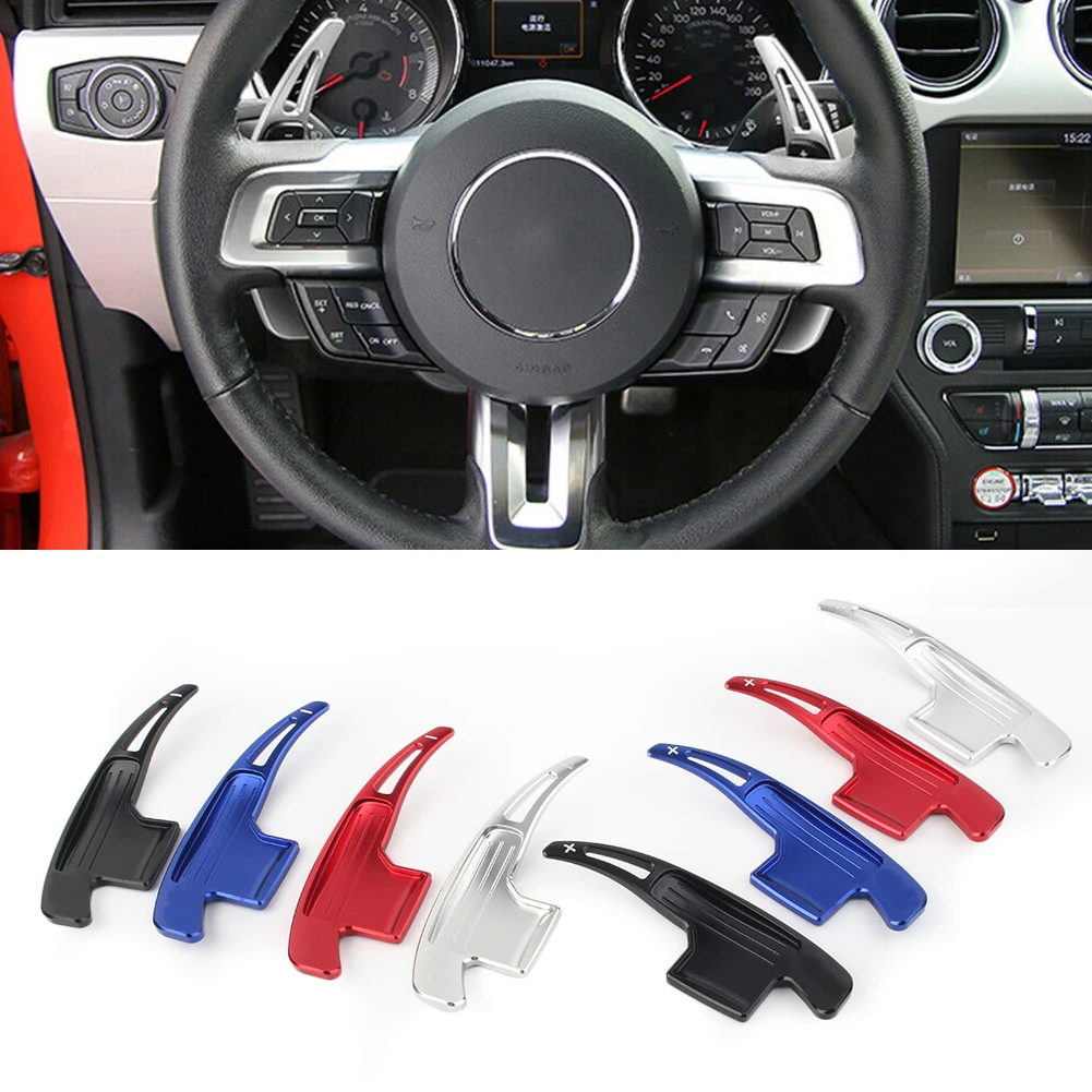 1 Pair Aluminum Car Steering Wheel Direct Shift Paddle Shifter Gear Extension For Ford Mustang 2015 2016 2017 2018 2019
1 Pair Aluminum Car Steering Wheel Direct Shift Paddle Shifter Gear Extension For Ford Mustang 2015 2016 2017 2018 2019