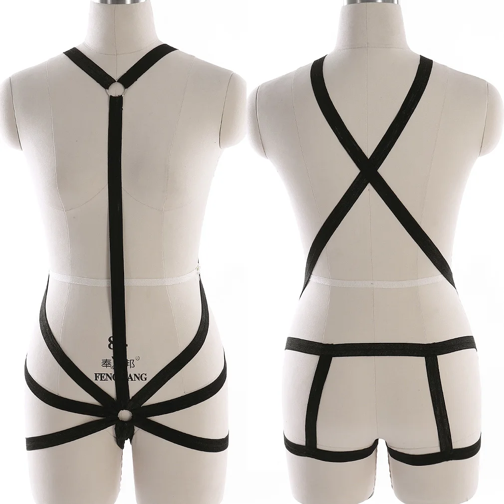 Fetish Sexy Lingerie Erotic Lingerie Club Wear Harness Cage Bra Stockings Belt Full Body Harness For Women Harness Top Bondage
Fetish Sexy Lingerie Erotic Lingerie Club Wear Harness Cage Bra Stockings Belt Full Body Harness For Women Harness Top Bondage