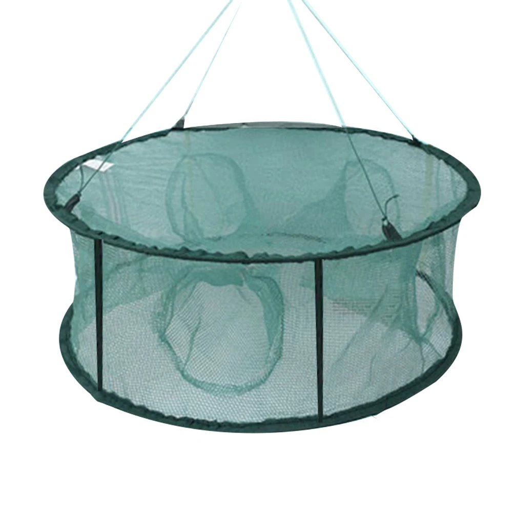 NEW Automatic Fishing Net Trap Cage Round Shape Opening for Crabs Crayfish Lobster High Quality Material
NEW Automatic Fishing Net Trap Cage Round Shape Opening for Crabs Crayfish Lobster High Quality Material