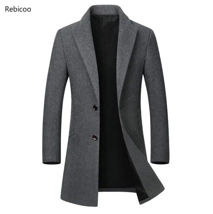 Autumn Winter Wool Jacket Men's High-quality Wool Coat casual Slim collar wool coat Men's long cotton collar trench coat
Autumn Winter Wool Jacket Men's High-quality Wool Coat casual Slim collar wool coat Men's long cotton collar trench coat