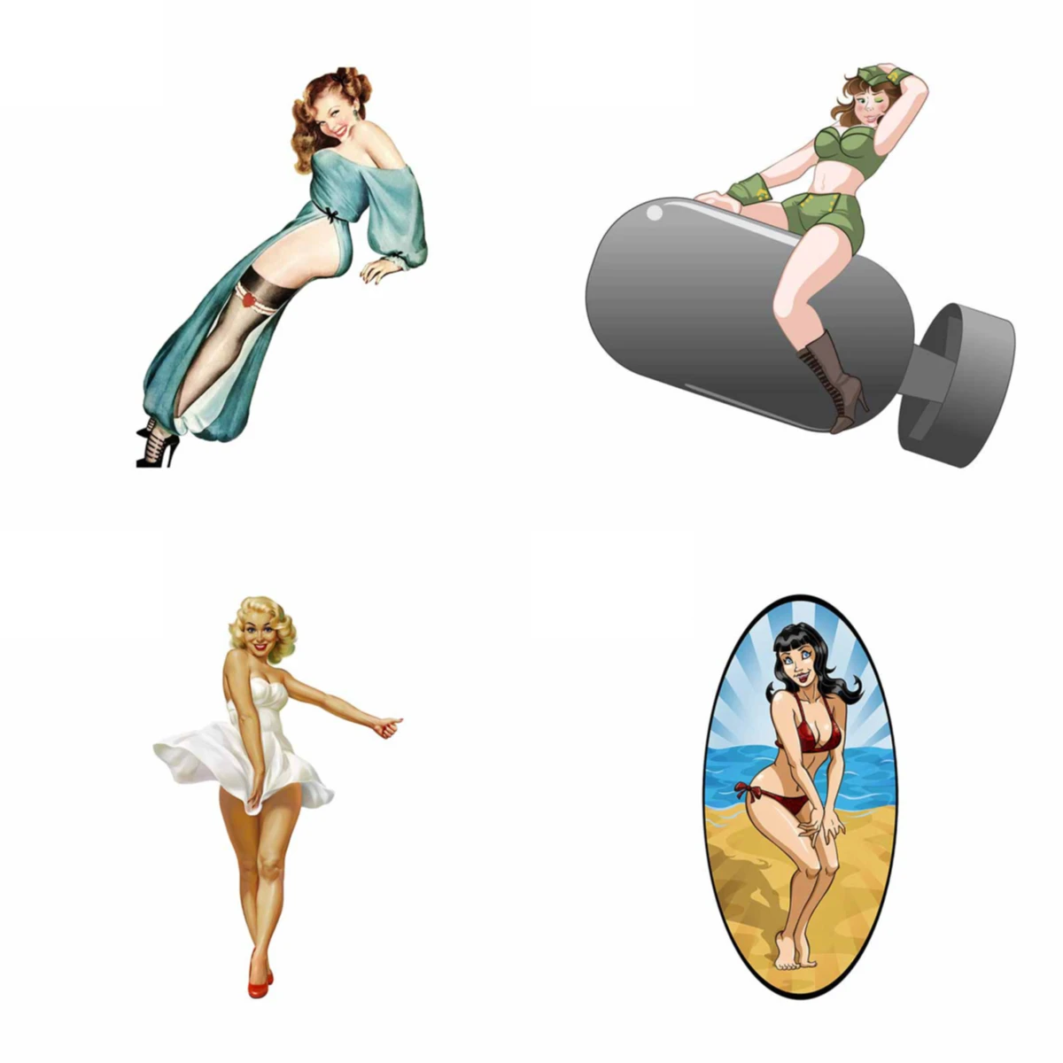 Cute Pin Up Girl Fashion Car Stickers Repair Decal Waterproof DIY Custom Printing Vinyl Material Decor
Cute Pin Up Girl Fashion Car Stickers Repair Decal Waterproof DIY Custom Printing Vinyl Material Decor