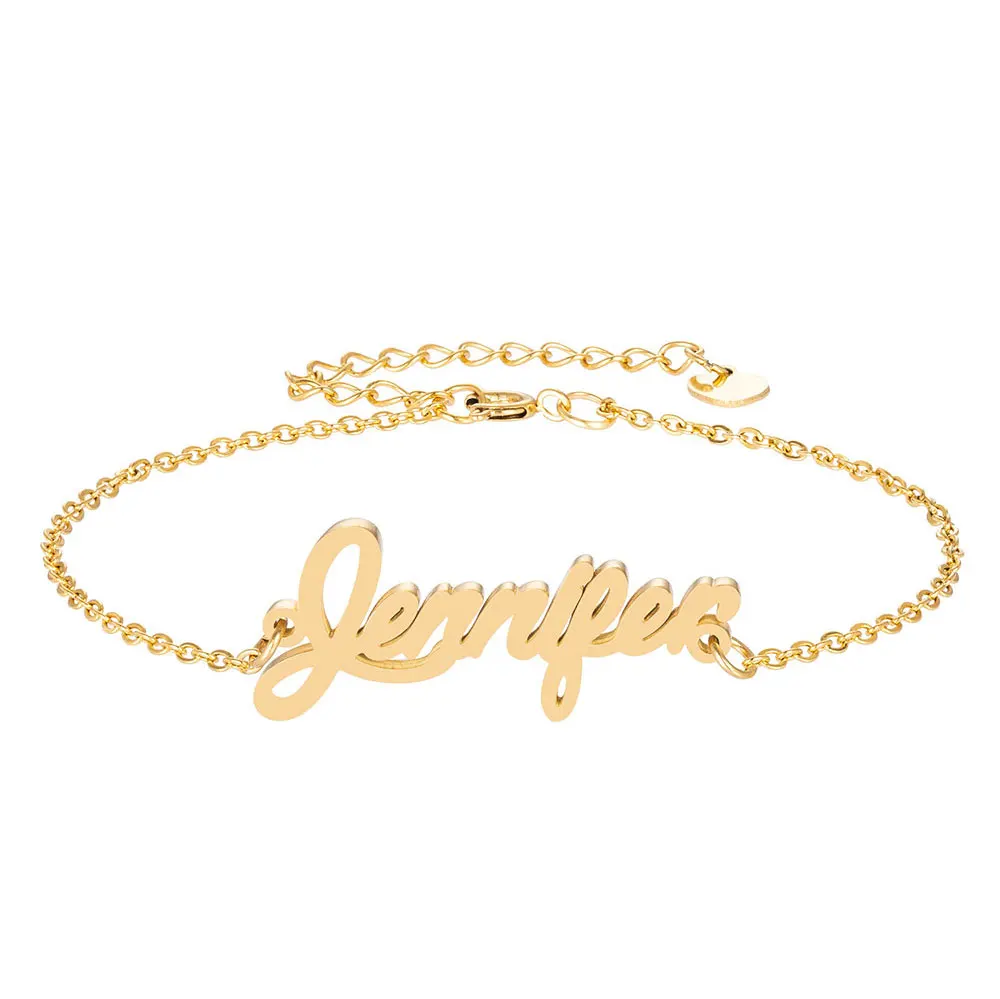 Jennifer Name Bracelet for Women Girl Jewelry Stainless Steel Gold Plated Nameplate Pendant Femme Mother Girlfriend Best Gift
Jennifer Name Bracelet for Women Girl Jewelry Stainless Steel Gold Plated Nameplate Pendant Femme Mother Girlfriend Best Gift