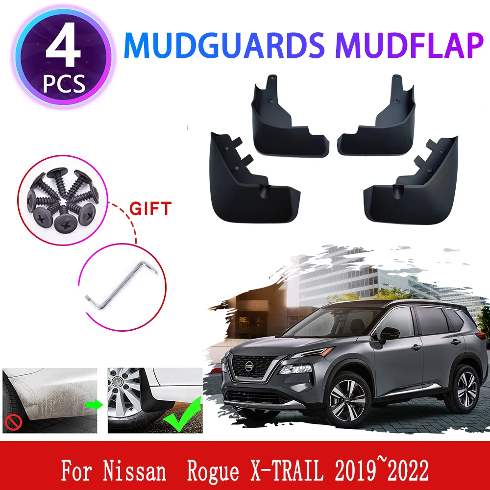 For Nissan Rogue X-TRAIL 2019~2022 202 Mudguards Mudflaps Fender Front Rear Mud Flap Splash Guards Cover Auto Parts Accessories
For Nissan Rogue X-TRAIL 2019~2022 202 Mudguards Mudflaps Fender Front Rear Mud Flap Splash Guards Cover Auto Parts Accessories