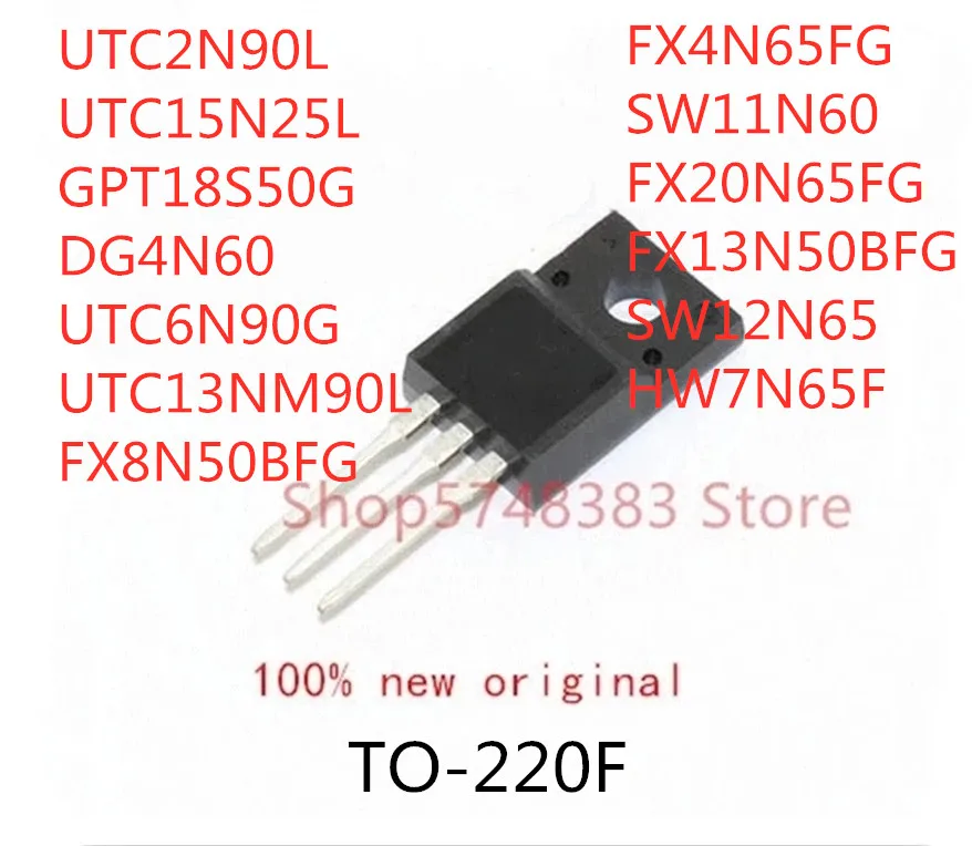 10 шт. UTC2N90L UTC15N25L GPT18S50G DG4N60 UTC6N90G UTC13NM90L FX8N50BFG FX4N65FG SW11N60 FX20N65FG FX13N50BFG SW12N65 HW7N65F
10 шт. UTC2N90L UTC15N25L GPT18S50G DG4N60 UTC6N90G UTC13NM90L FX8N50BFG FX4N65FG SW11N60 FX20N65FG FX13N50BFG SW12N65 HW7N65F