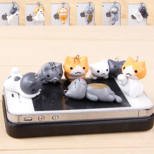 6pcs/set Cute Cat Dust Plug Phone Anti Dust 3.5mm Universal Phone Dust Plug for HTC Samusng iPhone Headphone jack Dustproof Plug
6pcs/set Cute Cat Dust Plug Phone Anti Dust 3.5mm Universal Phone Dust Plug for HTC Samusng iPhone Headphone jack Dustproof Plug