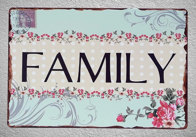 1 piece Family Bless Quotes Tin Plate Sign wall Room man cave Decoration Art Dropshipping Poster metal
1 piece Family Bless Quotes Tin Plate Sign wall Room man cave Decoration Art Dropshipping Poster metal