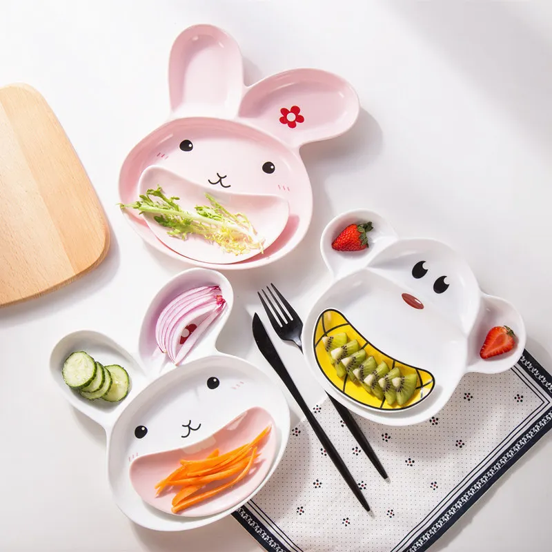 zq Household Separated Ceramic Plate Tableware Breakfast Plate Cute Children's Cartoon Grid Plate
zq Household Separated Ceramic Plate Tableware Breakfast Plate Cute Children's Cartoon Grid Plate