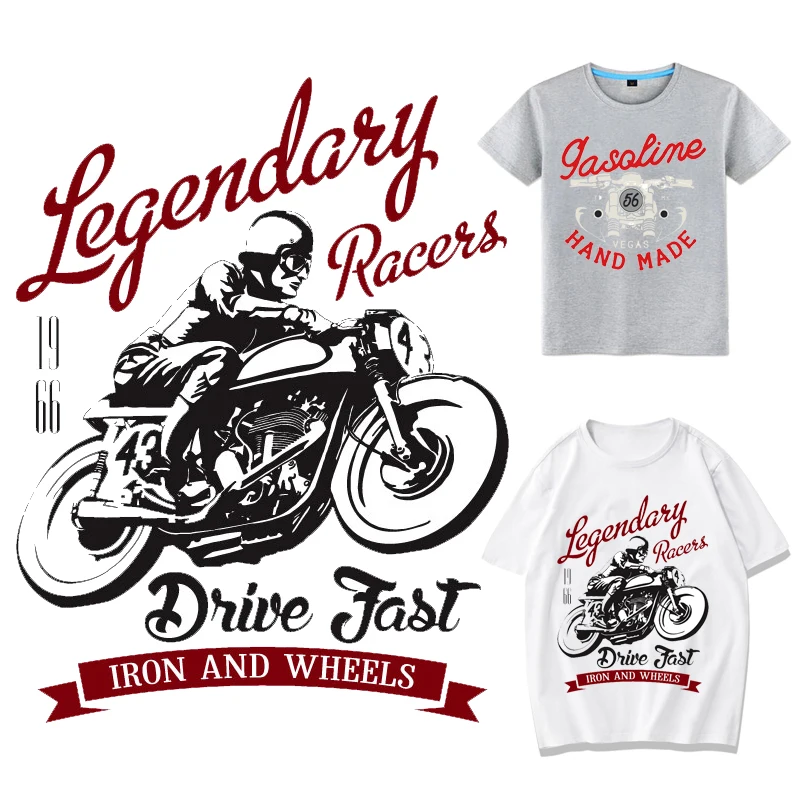 Biker Patches Motorcycle Thermal Stickers on Clothes Iron-on Transfers for Clothing Thermoadhesive Patch Diy Applique for Jacket
Biker Patches Motorcycle Thermal Stickers on Clothes Iron-on Transfers for Clothing Thermoadhesive Patch Diy Applique for Jacket