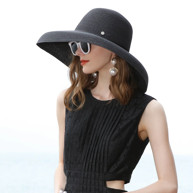 X1008 Lady Wide Brim Summer Hat British Style Foldable Sun Hats Wide Brim Dome Shopping Sun Hats Female Sun Cap Adjustable
X1008 Lady Wide Brim Summer Hat British Style Foldable Sun Hats Wide Brim Dome Shopping Sun Hats Female Sun Cap Adjustable