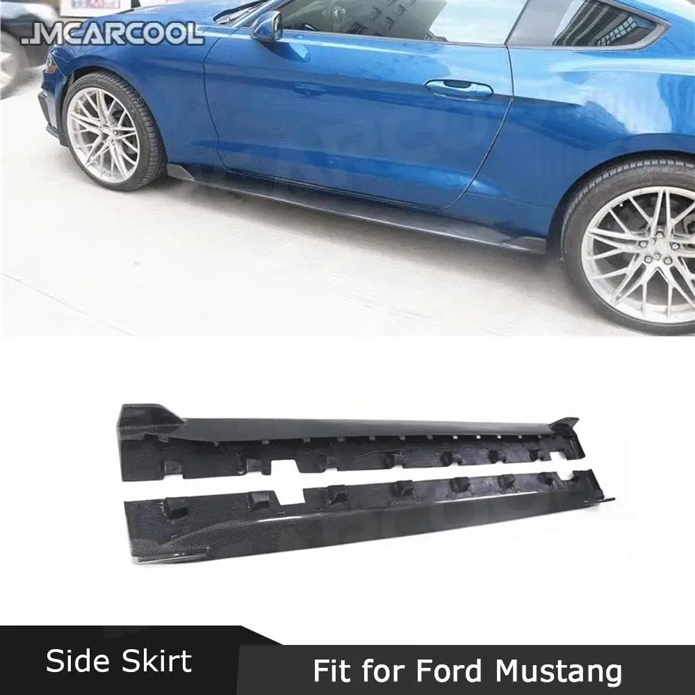 Carbon Fiber/FRP Black Side Skirts Lip Aprons Car Protector For Ford Mustang 2015 2016 2017 2PCS/Set Auto Car Styling
Carbon Fiber/FRP Black Side Skirts Lip Aprons Car Protector For Ford Mustang 2015 2016 2017 2PCS/Set Auto Car Styling