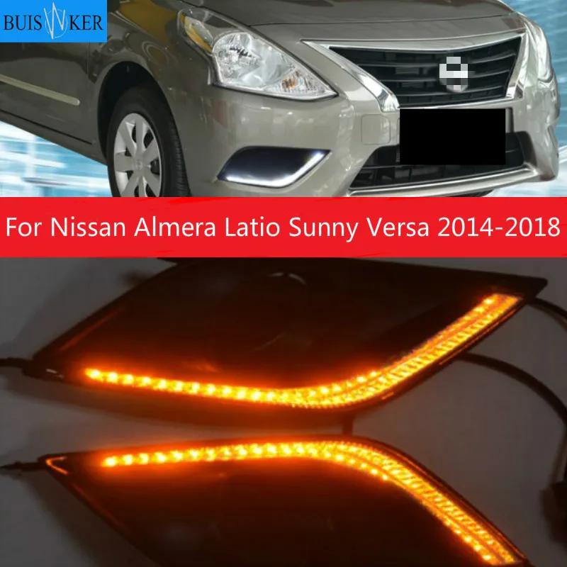 2pcs For Nissan Almera Latio Sunny Versa 2014 2015 2016 2017 2018 DRL Daytime Running Lights Daylight Fog Head Lamp
2pcs For Nissan Almera Latio Sunny Versa 2014 2015 2016 2017 2018 DRL Daytime Running Lights Daylight Fog Head Lamp