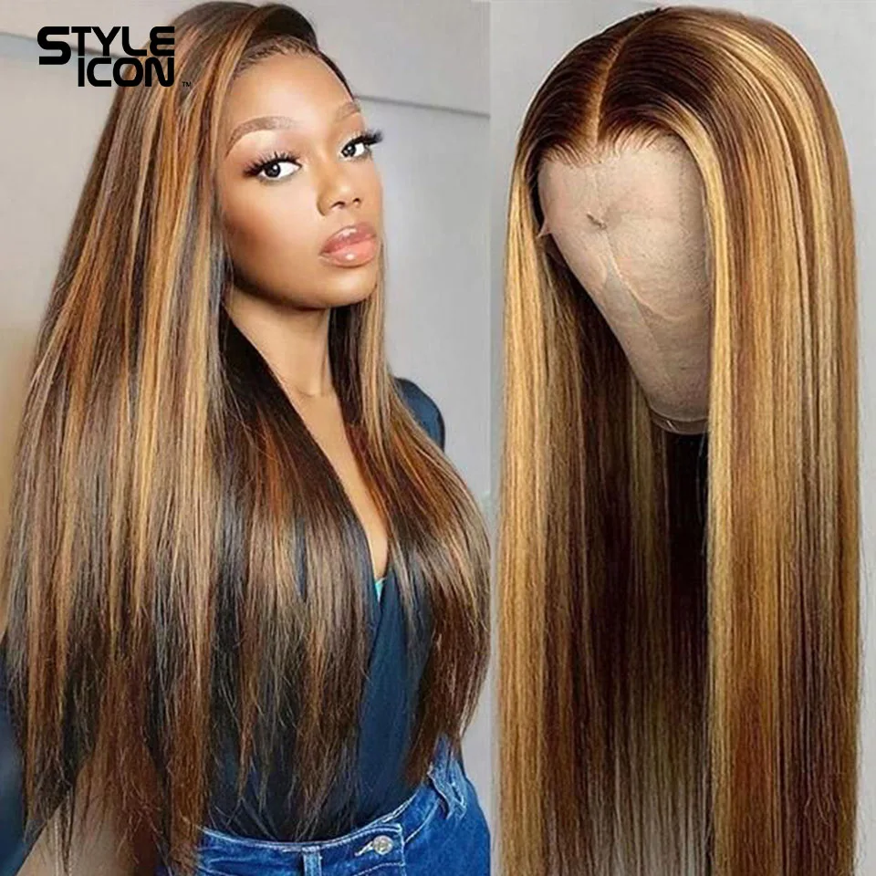 Highlight Wig Brown Colored Human Hair Wigs for Women Ombre Straight Lace Front Wig Highlight Lace Front Human Hair Wigs
Highlight Wig Brown Colored Human Hair Wigs for Women Ombre Straight Lace Front Wig Highlight Lace Front Human Hair Wigs
