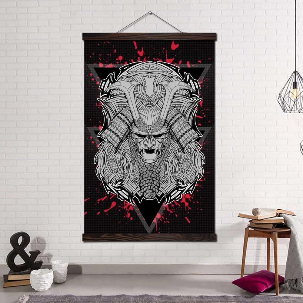 Modern Wall Art Decor Print Posters and Prints Scroll Canvas Painting Wall Picture for Living Room Cool Black Japan Samurai
Modern Wall Art Decor Print Posters and Prints Scroll Canvas Painting Wall Picture for Living Room Cool Black Japan Samurai
